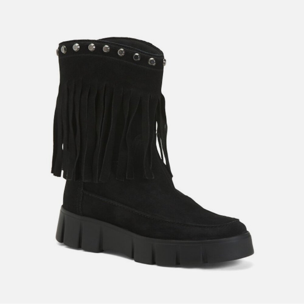 Geox Ghoula Fringe Suede Boots